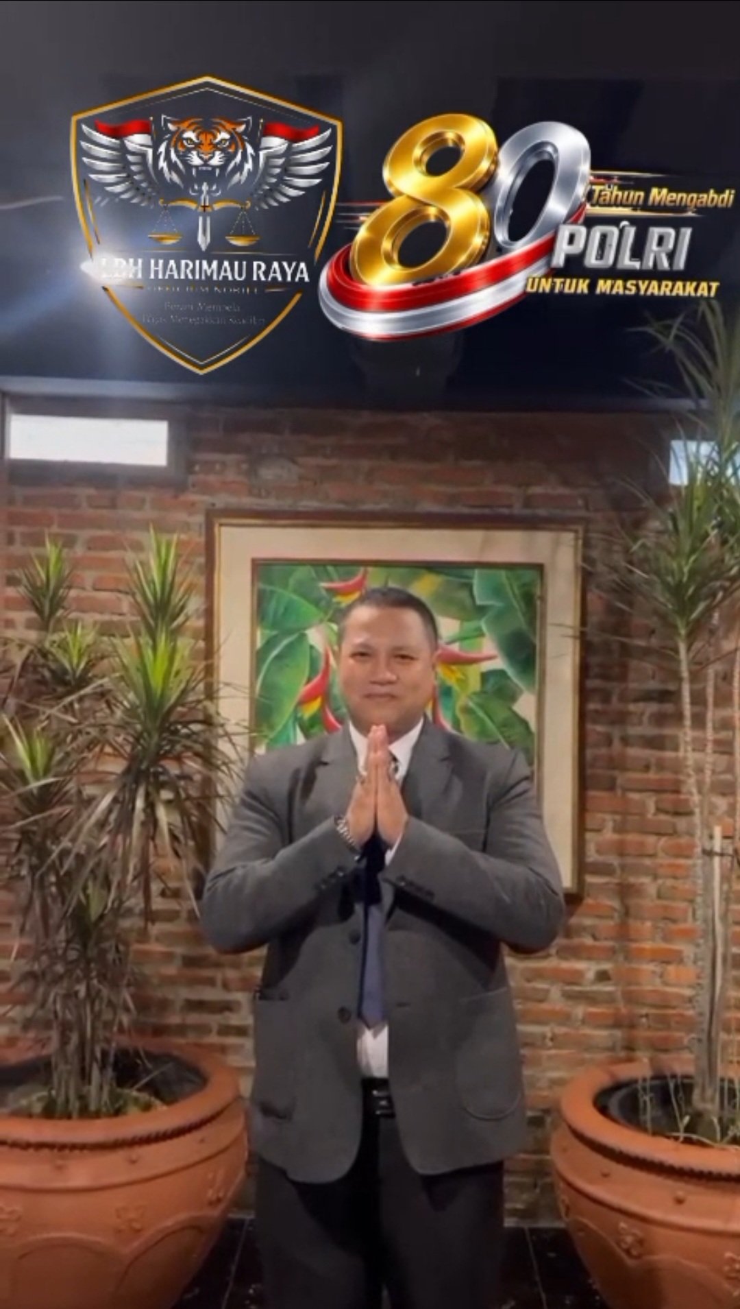 LBH Harimau Raya Beri Ucapan Hari Bhayangkara ke 80. - thewasesanews.com