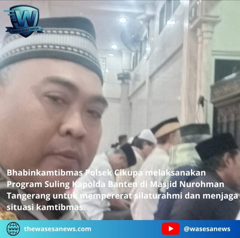 Program Suling Polsek Cikupa Tangerang Jaga Kamtibmas. - thewasesanews.com