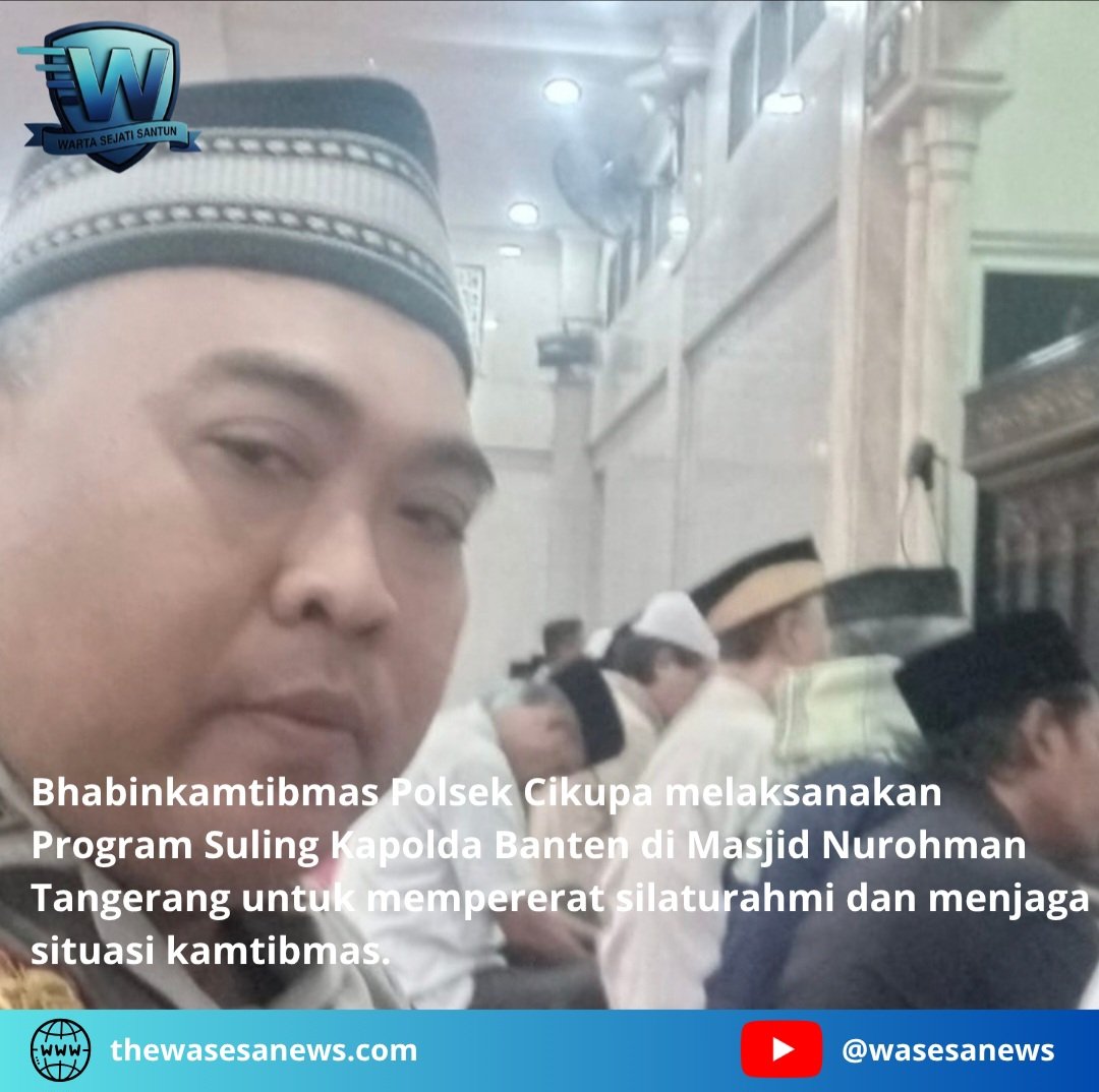 Program Suling Polsek Cikupa Tangerang Jaga Kamtibmas. - thewasesanews.com
