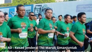 Kasad Jenderal Maruli Simanjuntak Ikuti Kostrad Run 2026. - thewasesanews.com