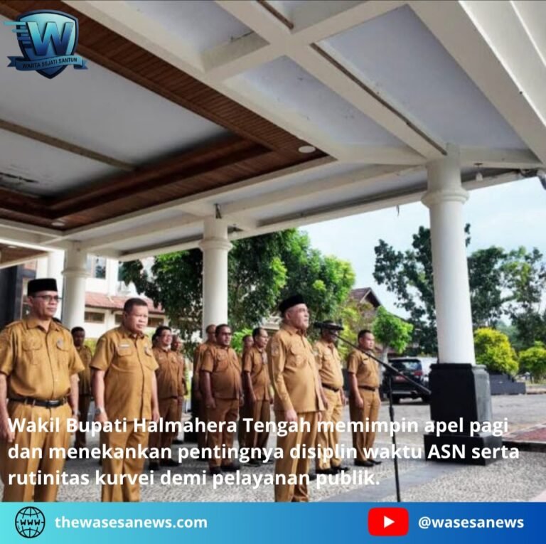 Wakil Bupati Halmahera Tengah Tegaskan Disiplin ASN. - thewasesanews.com