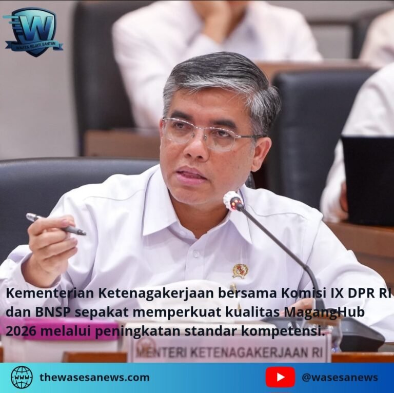 Kemnaker Perkuat Kualitas MagangHub 2026 Bersama DPR. - thewasesanews.com