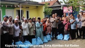 Kapolres Metro Tangerang Kota Serap Aspirasi Warga Pinang. - thewasesanews.com