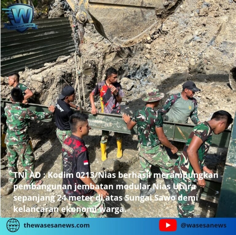 Pembangunan Jembatan Modular Nias Utara Selesai. - thewasesanews.com