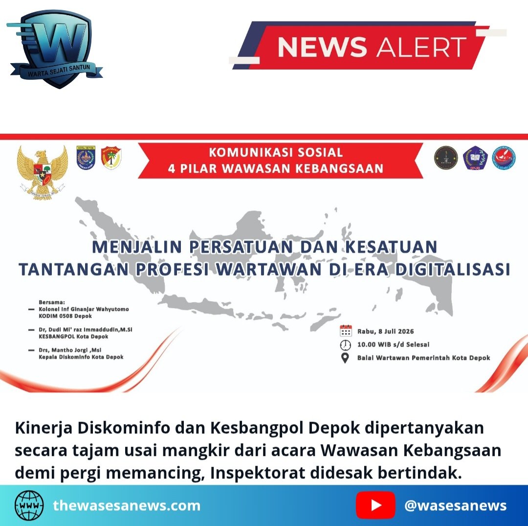 Kinerja Diskominfo dan Kesbangpol Depok Dipertanyakan. - thewasesanews.com