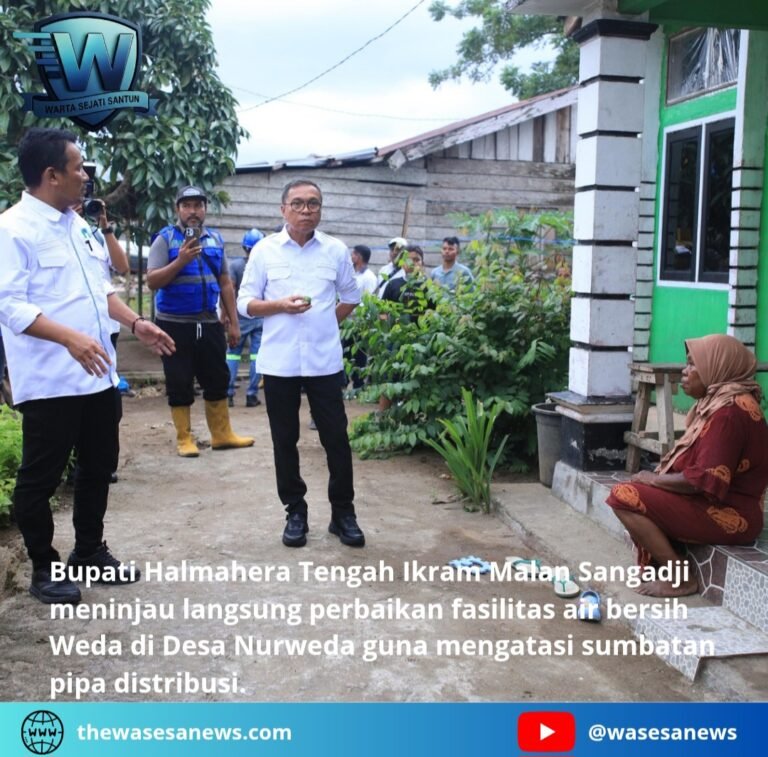 Bupati Ikram Malan Sangadji Tinjau Fasilitas Air Bersih Weda. - thewasesanews.com