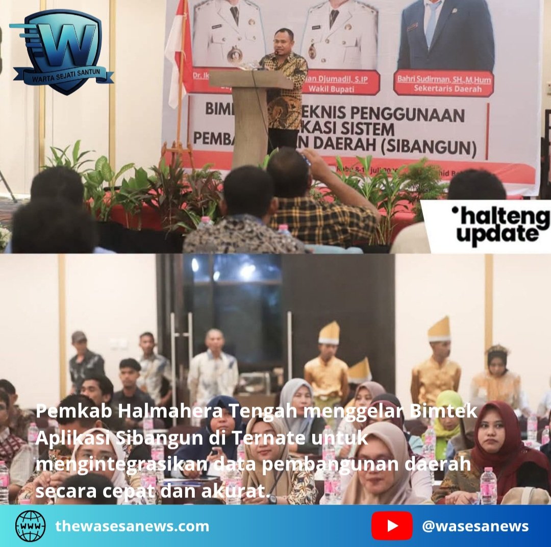 Pemkab Halmahera Tengah Gelar Bimtek Aplikasi Sibangun. - thewasesanews.com
