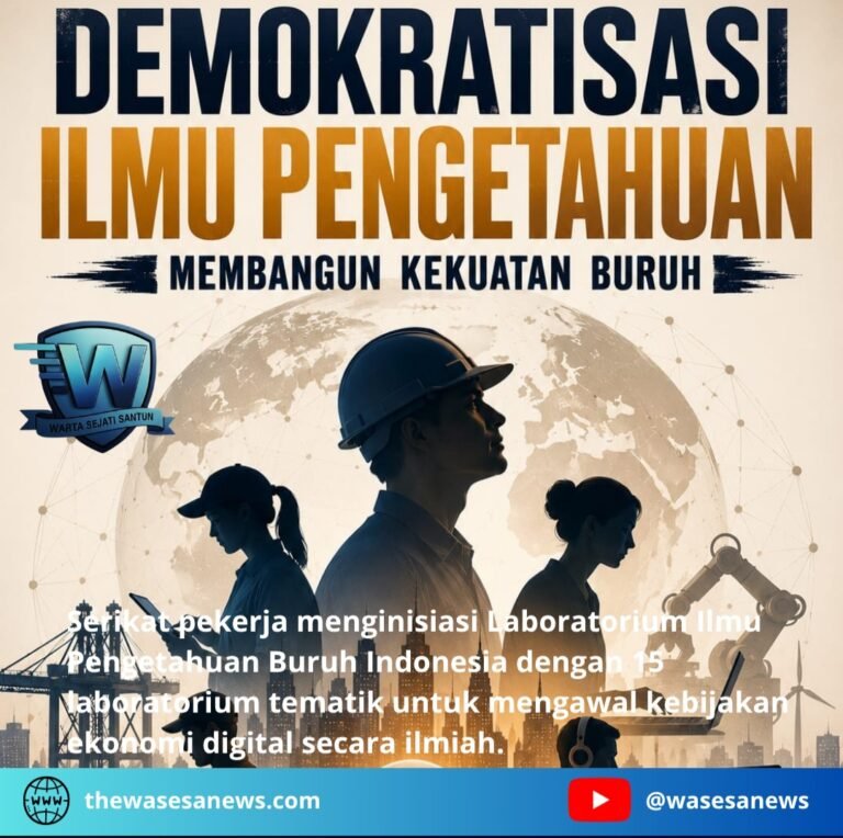 Gerakan Buruh Bangun Laboratorium Ilmu Pengetahuan Independen. - thewasesanews.com