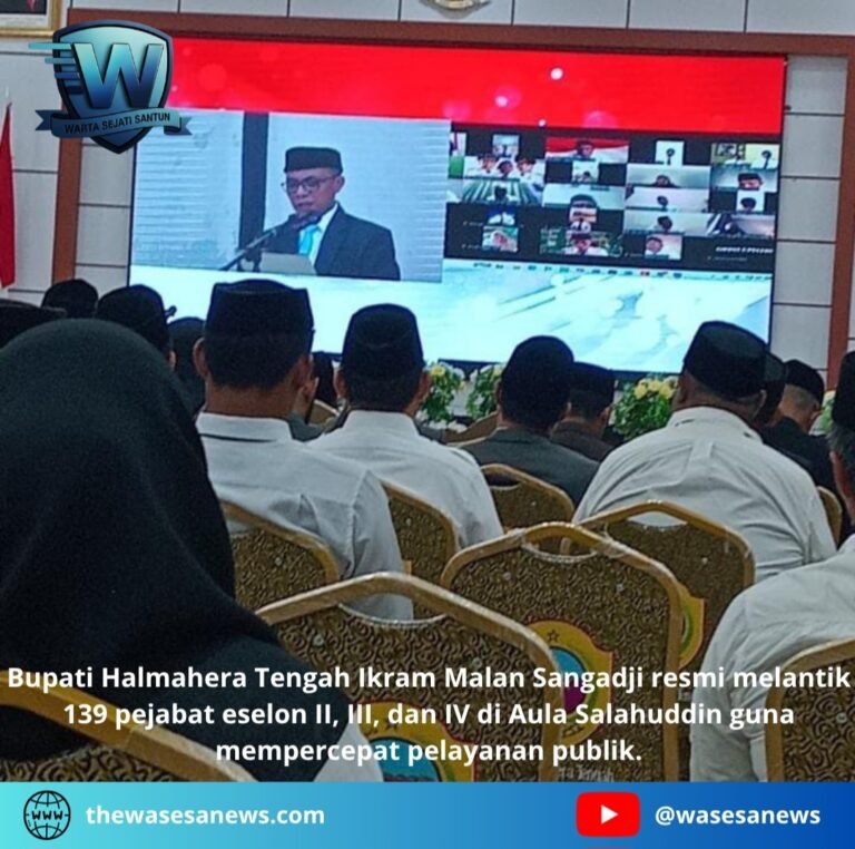 Pelantikan Pejabat Eselon Halmahera Tengah Oleh Bupati. - thewasesanews.com