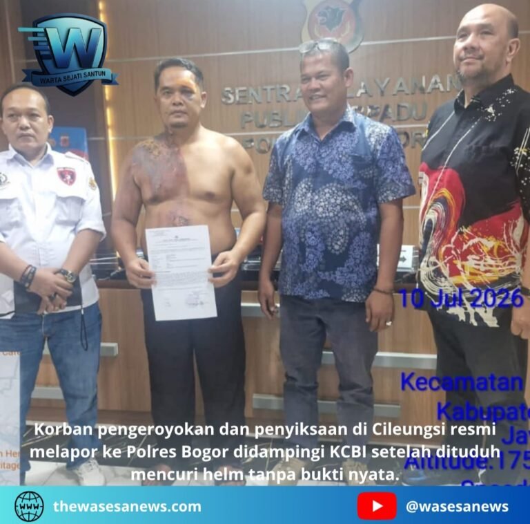 Kasus Pengeroyokan Warga Cileungsi Dilaporkan Ke Polres Bogor. - thewasesanews.com