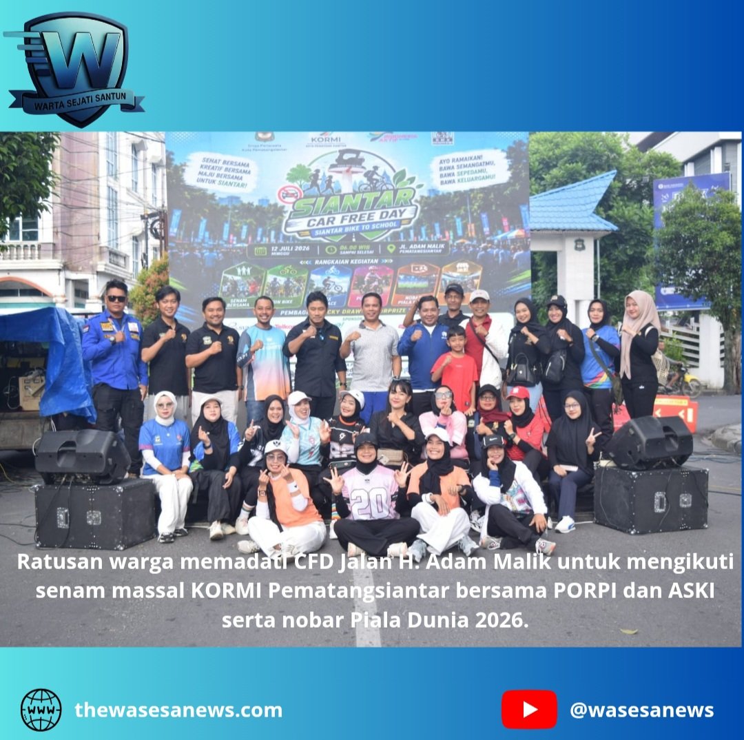 KORMI Sukses Gelar Senam Massal Di CFD Pematangsiantar. - thewasesanews.com