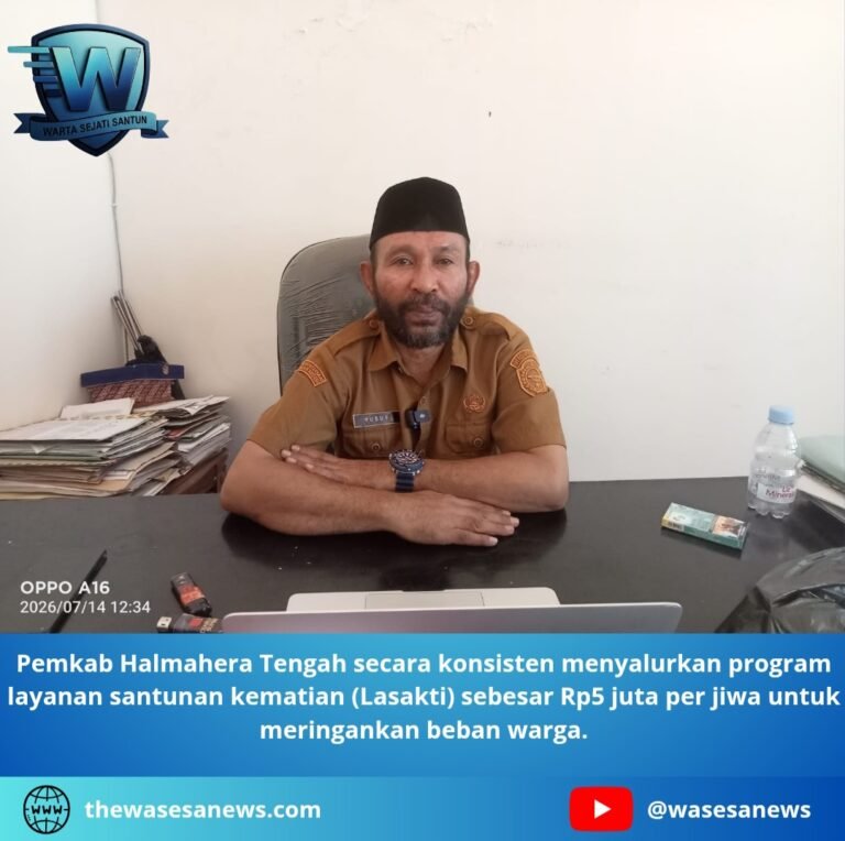 Program Layanan Santunan Kematian Pemkab Halmahera Tengah. - thewasesanews.com