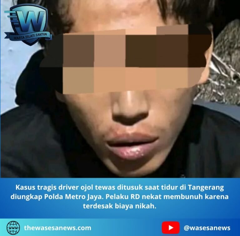 Driver Ojol Tewas Ditusuk Saat Tidur di Tangerang. - thewasesanews.com