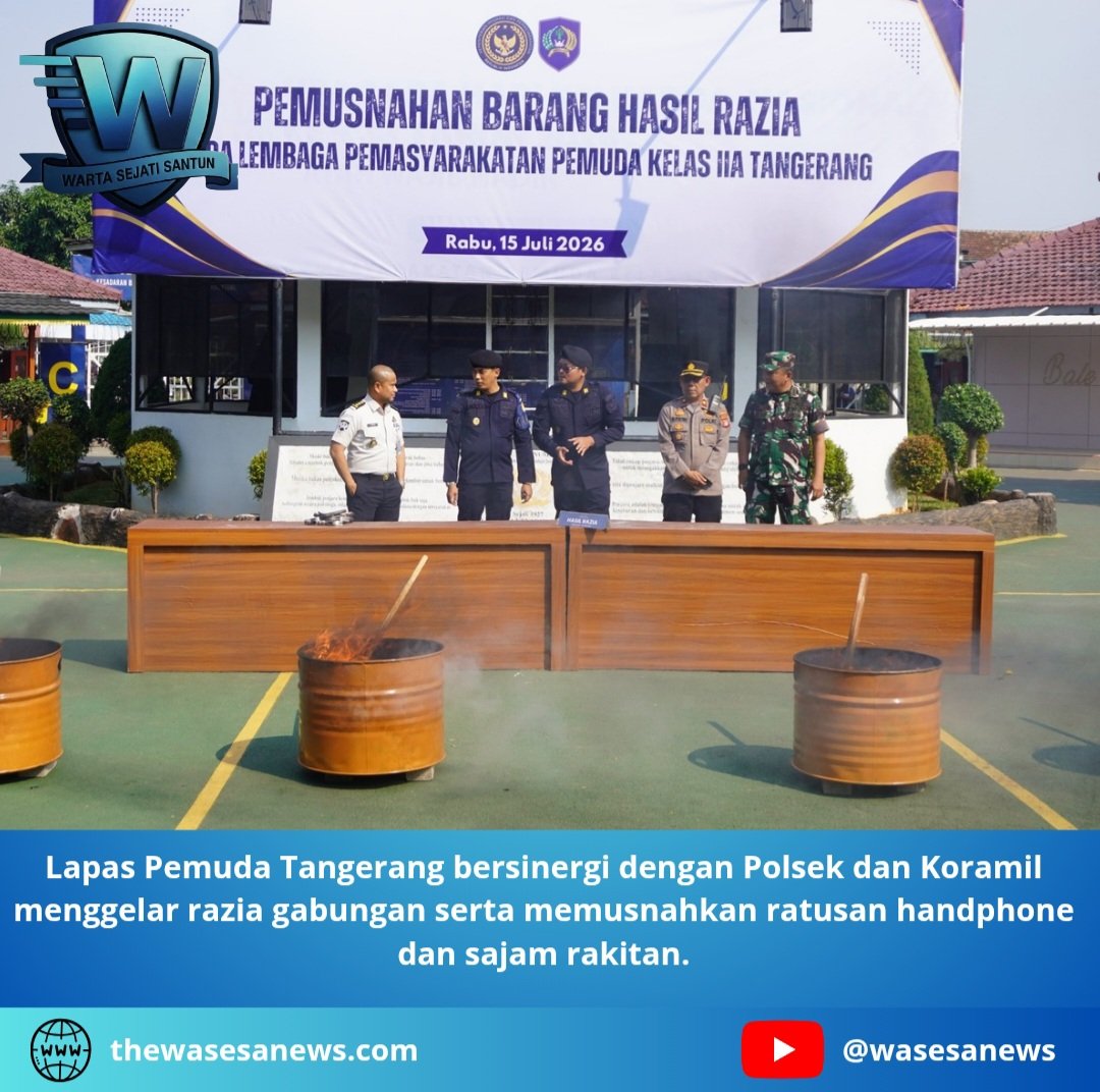 Lapas Pemuda Tangerang Bersih Narkoba dan HP. - thewasesanews.com