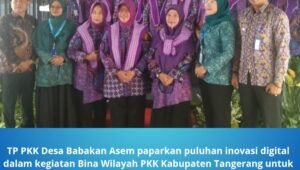 Inovasi TP PKK Desa Babakan Asem Teluknaga. - thewasesanews.com