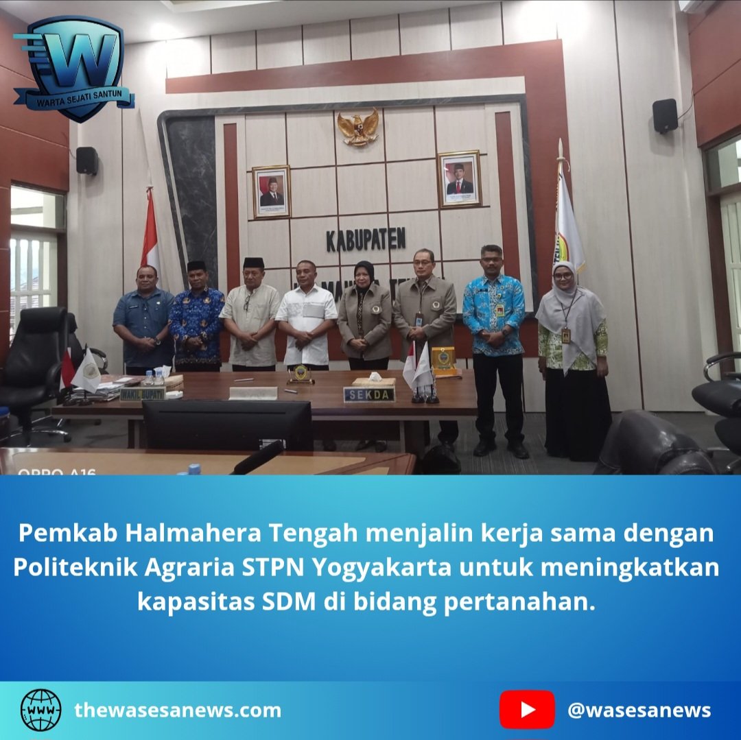 PKS Pemkab Halteng dan STPN Yogyakarta. - thewasesabews.com