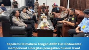 Polres Halmahera Tengah Perkuat Sinergitas Penegakan Hukum. - thewasesanews.com