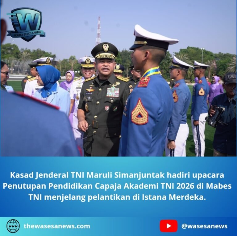 Penutupan Pendidikan Capaja Akademi TNI 2026. - thewasesanews.com