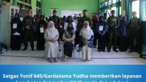 Layanan Kesehatan Satgas Yonif 645 di Jayawijaya. - thewasesanews.com