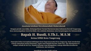 Ketua DPRD Kota Tangerang H Rusdi Meninggal Dunia. - thewasesanews.com