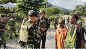 Satgas Yonif 645/GTY Gelar Karya Bakti di Yalimo. - thewasesanews.com