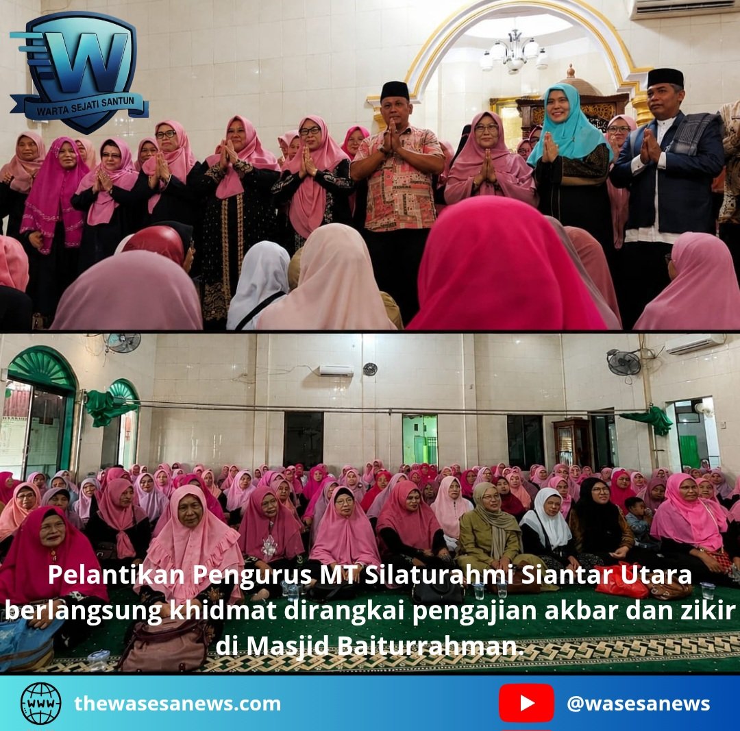 Pelantikan Pengurus MT Silaturahmi Siantar Utara. - thewasesanews.com