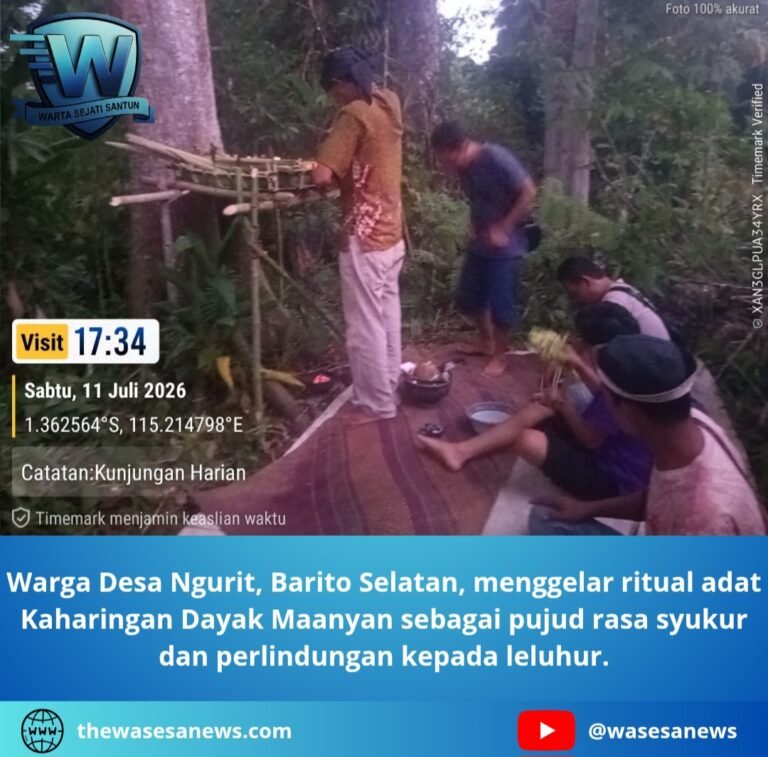 Ritual Adat Kaharingan Dayak Maanyan di Desa Ngurit. - thewasesanews.com