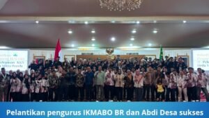 Pelantikan Pengurus IKMABO BR dan Abdi Desa. - thewasesanews.com