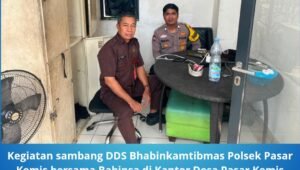Sambang DDS Bhabinkamtibmas Polsek Pasar Kemis. - thewasesanews.com