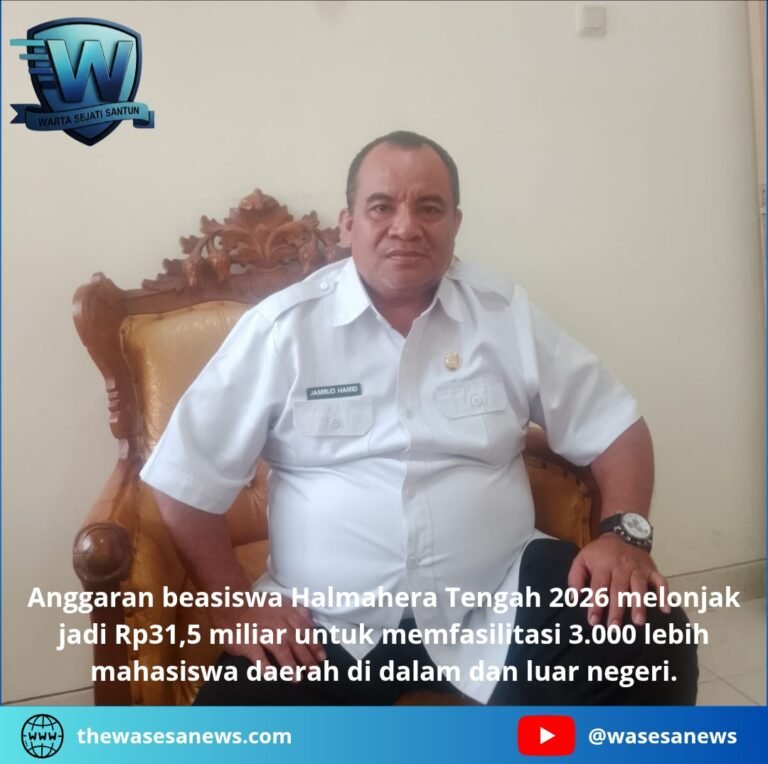 Anggaran Beasiswa Halmahera Tengah 2026. - thewasesanews.com