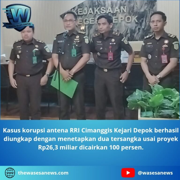 Korupsi Antena RRI Cimanggis Kejari Depok. - thewasesanews.com