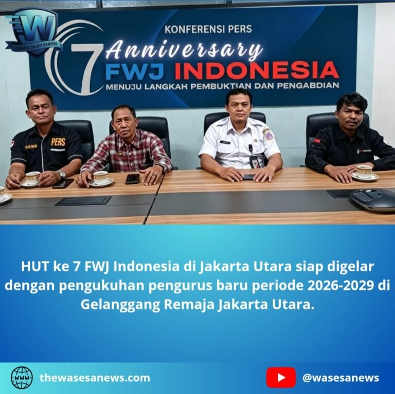 HUT ke 7 FWJ Indonesia di Jakarta Utara. - thewasesanews.com