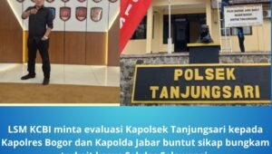 LSM KCBI Minta Evaluasi Kapolsek Tanjungsari. - thewasesanews.com