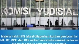 Majelis Hakim PN Jaksel Dilaporkan Korban Penipuan. - thewasesanees.com