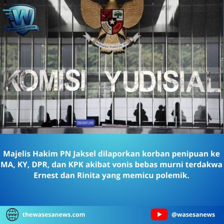 Majelis Hakim PN Jaksel Dilaporkan Korban Penipuan. - thewasesanees.com
