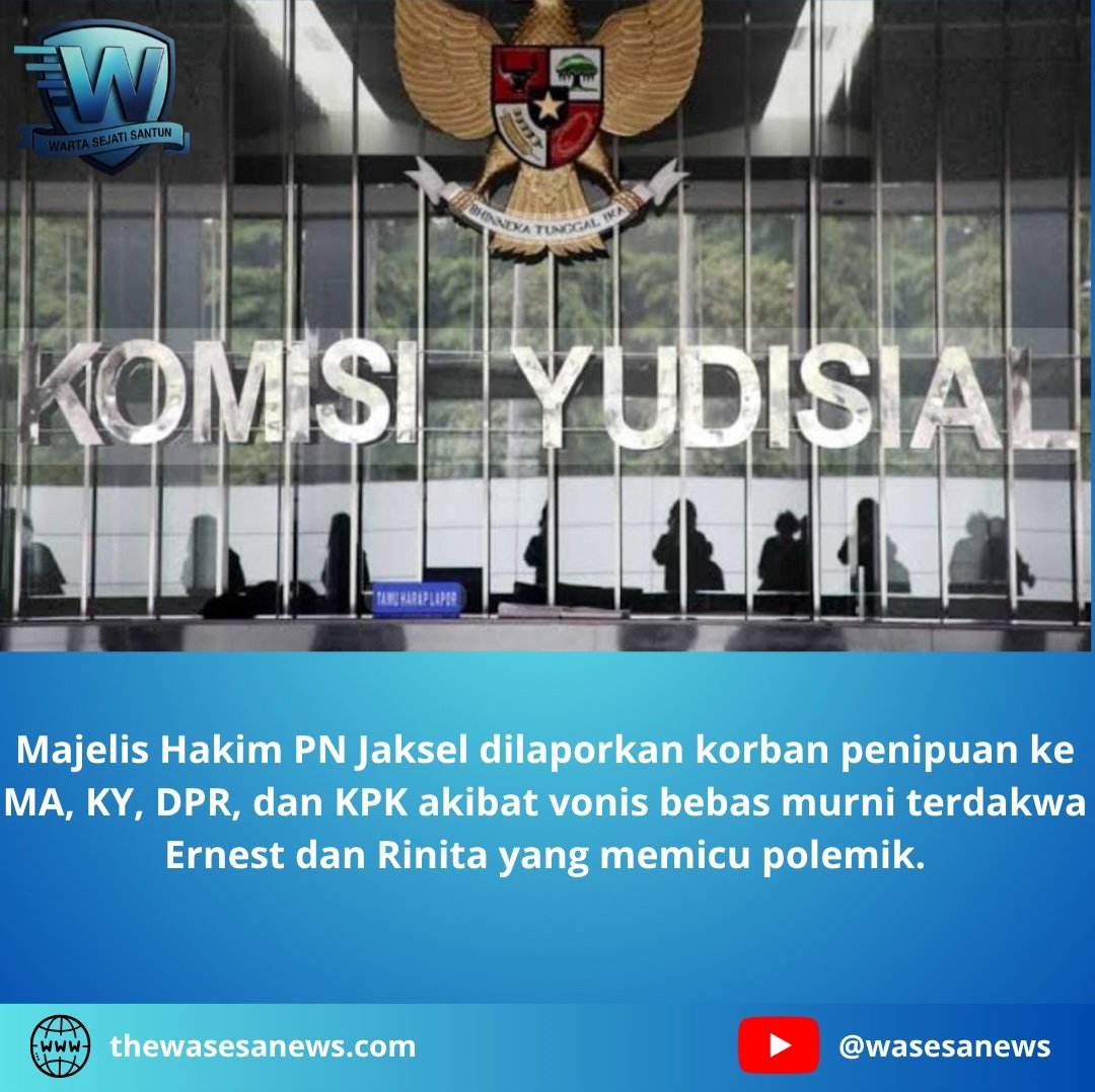Majelis Hakim PN Jaksel Dilaporkan Korban Penipuan. - thewasesanees.com