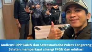Audiensi DPP GANN dan Satresnarkoba Polres Tangerang Selatan. - thewasesanews.com