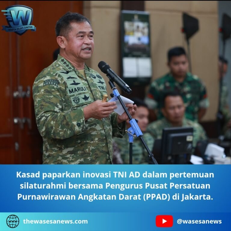 Kasad Paparkan Inovasi TNI AD kepada PPAD. - thewasesanews.com