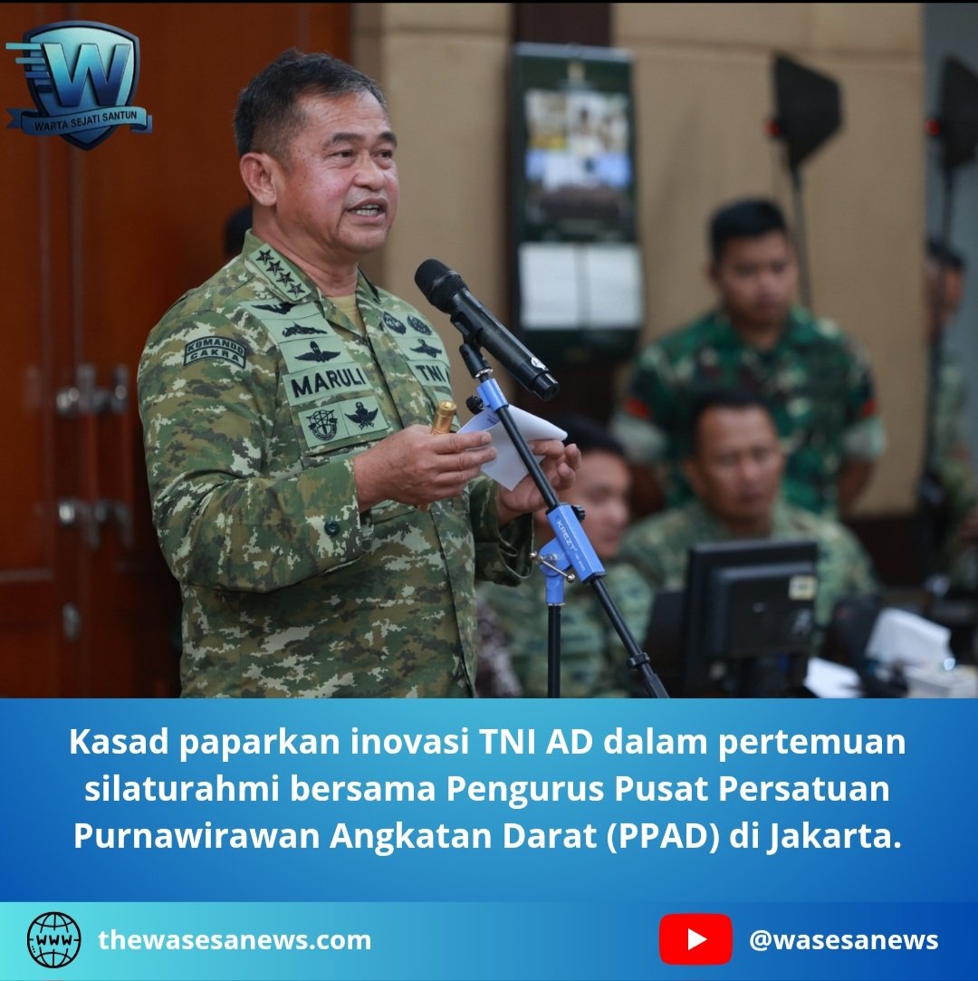 Kasad Paparkan Inovasi TNI AD kepada PPAD. - thewasesanews.com