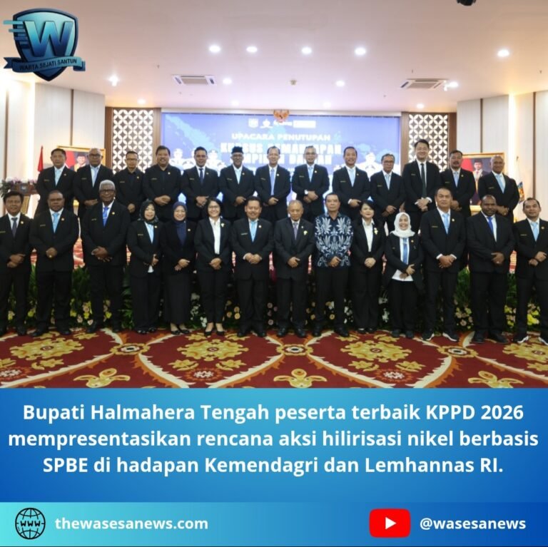 Bupati Halmahera Tengah Peserta Terbaik KPPD 2026. - thewasesanews.com