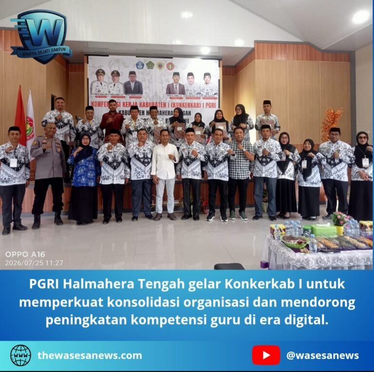 PGRI Halmahera Tengah Gelar Konkerkab I. - thewasesanews.com