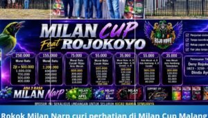 Rokok Milan Narp Curi Perhatian di Milan Cup Malang. - thewasesanews.com