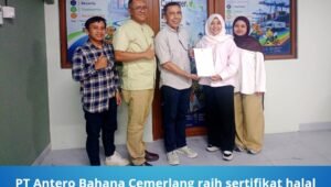 PT Antero Bahana Cemerlang Raih Sertifikat Halal. - thewasesanews.com