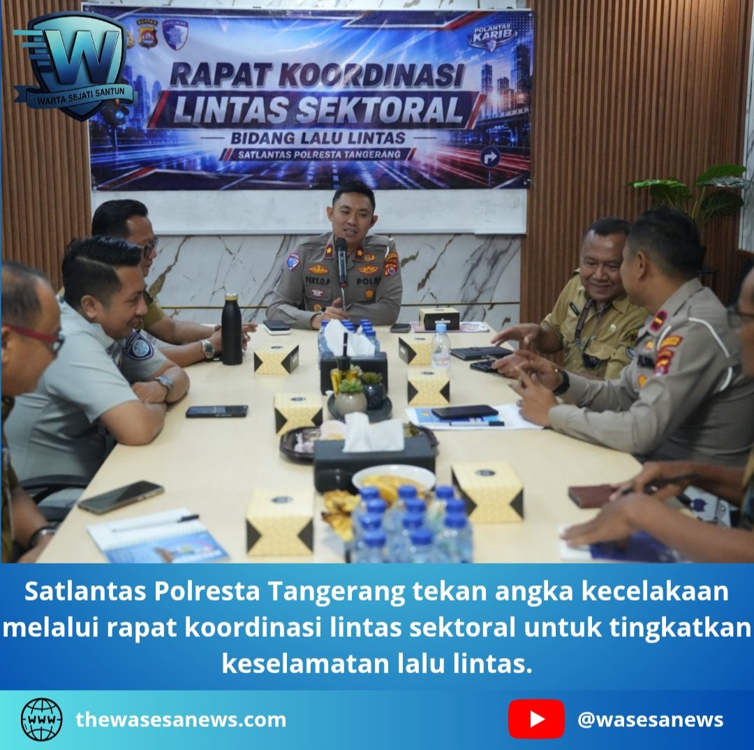 Satlantas Polresta Tangerang Tekan Angka Kecelakaan. - thewasesanews.com