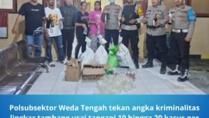Polsubsektor Weda Tengah Tekan Angka Kriminalitas Lingkar Tambang. - thewasesanews.com
