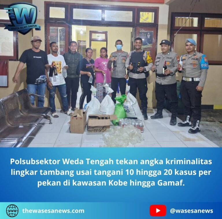 Polsubsektor Weda Tengah Tekan Angka Kriminalitas Lingkar Tambang. - thewasesanews.com