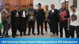 LBH Harimau Raya Kawal Sidang Perdana PN Kabupaten Bekasi. - thewasesanews.com