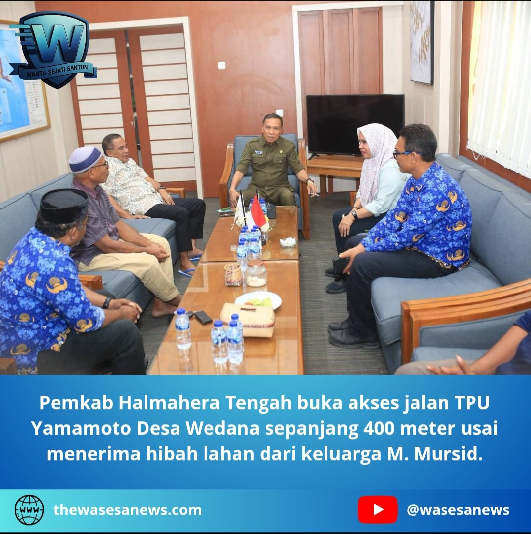 Pemkab Halmahera Tengah Buka Akses Jalan TPU Yamamoto. - thewasesanews.com
