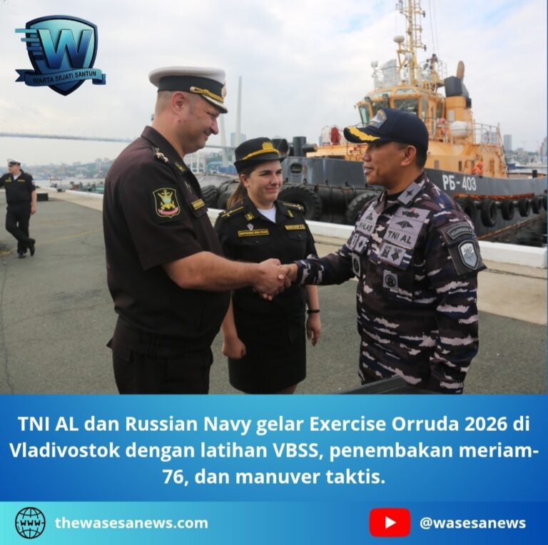 TNI AL dan Russian Navy Gelar Exercise Orruda 2026. - thewasesanews.com