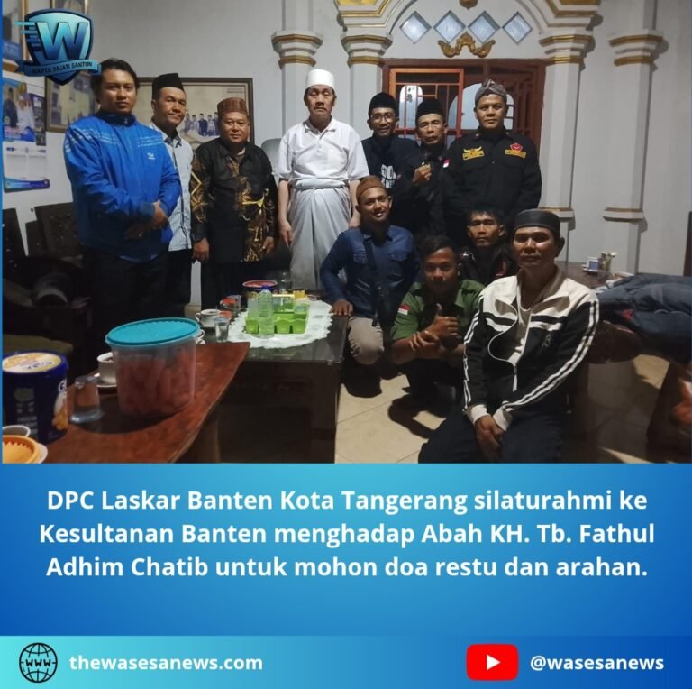 DPC Laskar Banten Kota Tangerang Silaturahmi ke Kesultanan Banten. - thewasesanews.com